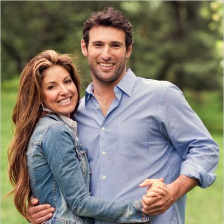 Dylan with her spouse, Paul